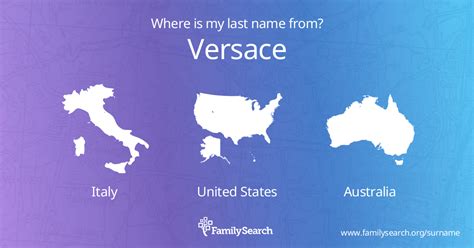 Versace Name Meaning and Versace Family History at 